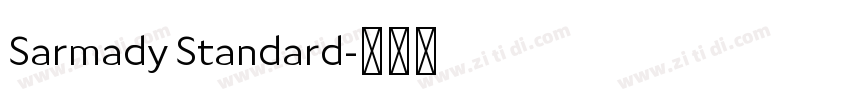 Sarmady Standard字体转换